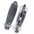 Скейтборд MC Plastic Board METALLIC small (Серебряный)