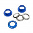 Рулевая колонка Fox стандарт 1 1/8 silver/blue