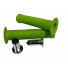 Velo грипсы vlg-411, 147мм, kraton, поверхность anti slip, с фланцами, с заглушками vlp-15-7, зелёные